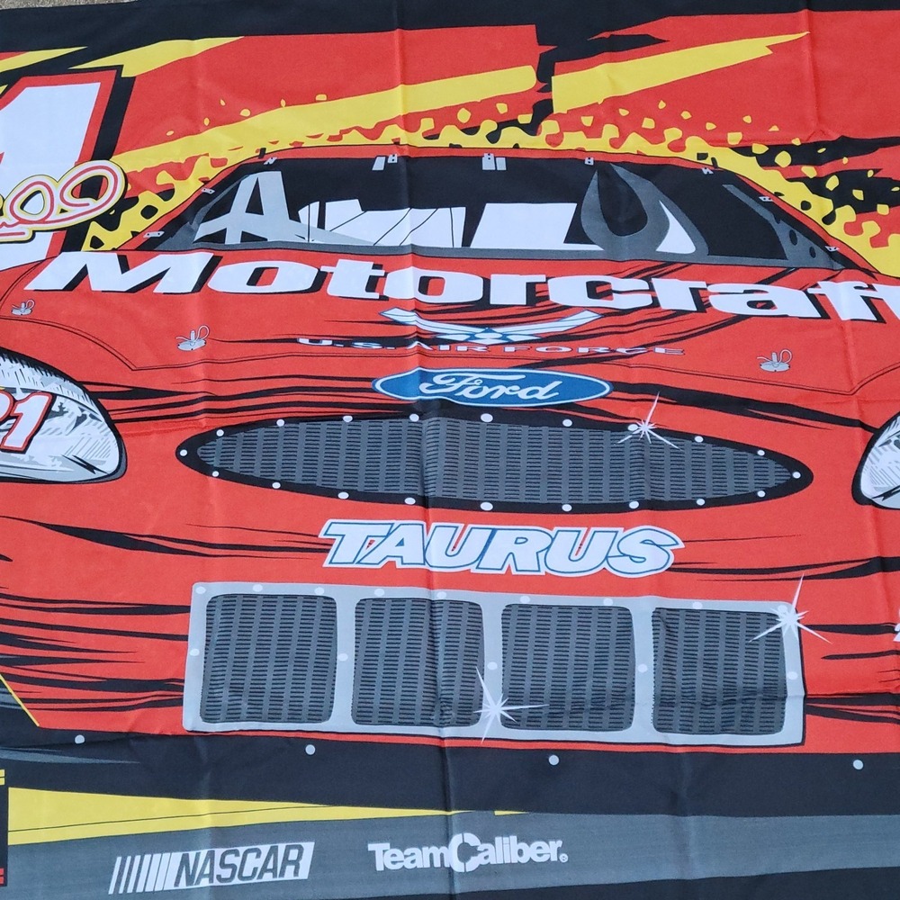 NEW Ricky Rudd #21 Nascar 3X5 ft Large Flag Motorcraft Racing Team Caliber Ford - Picture 3 of 13